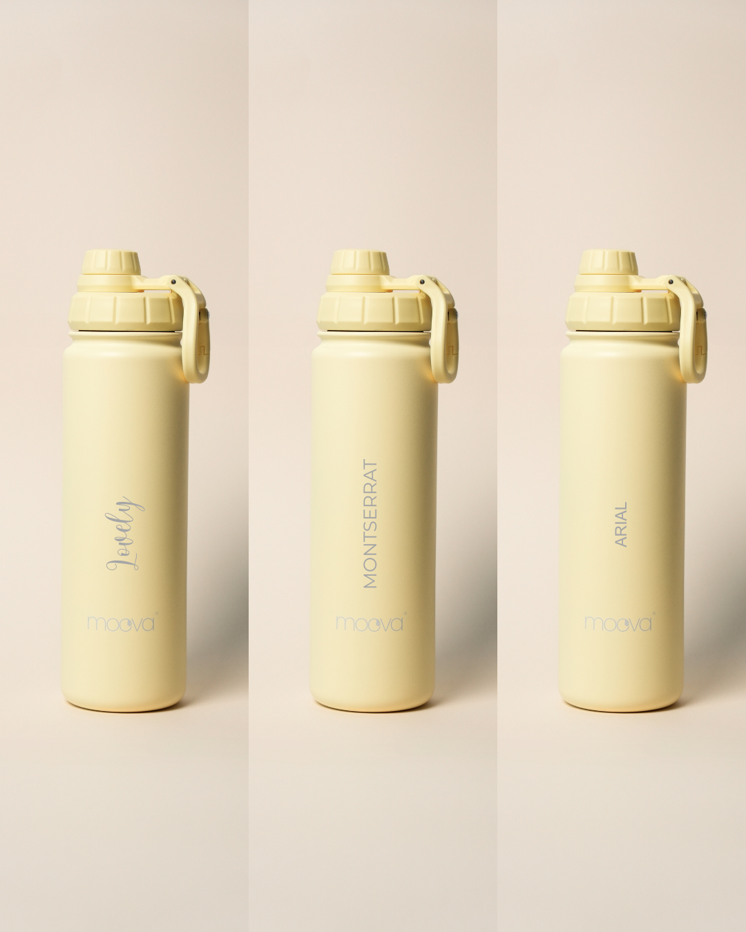 Garrafa Térmica - Moova Go 710ml - Butter Yellow