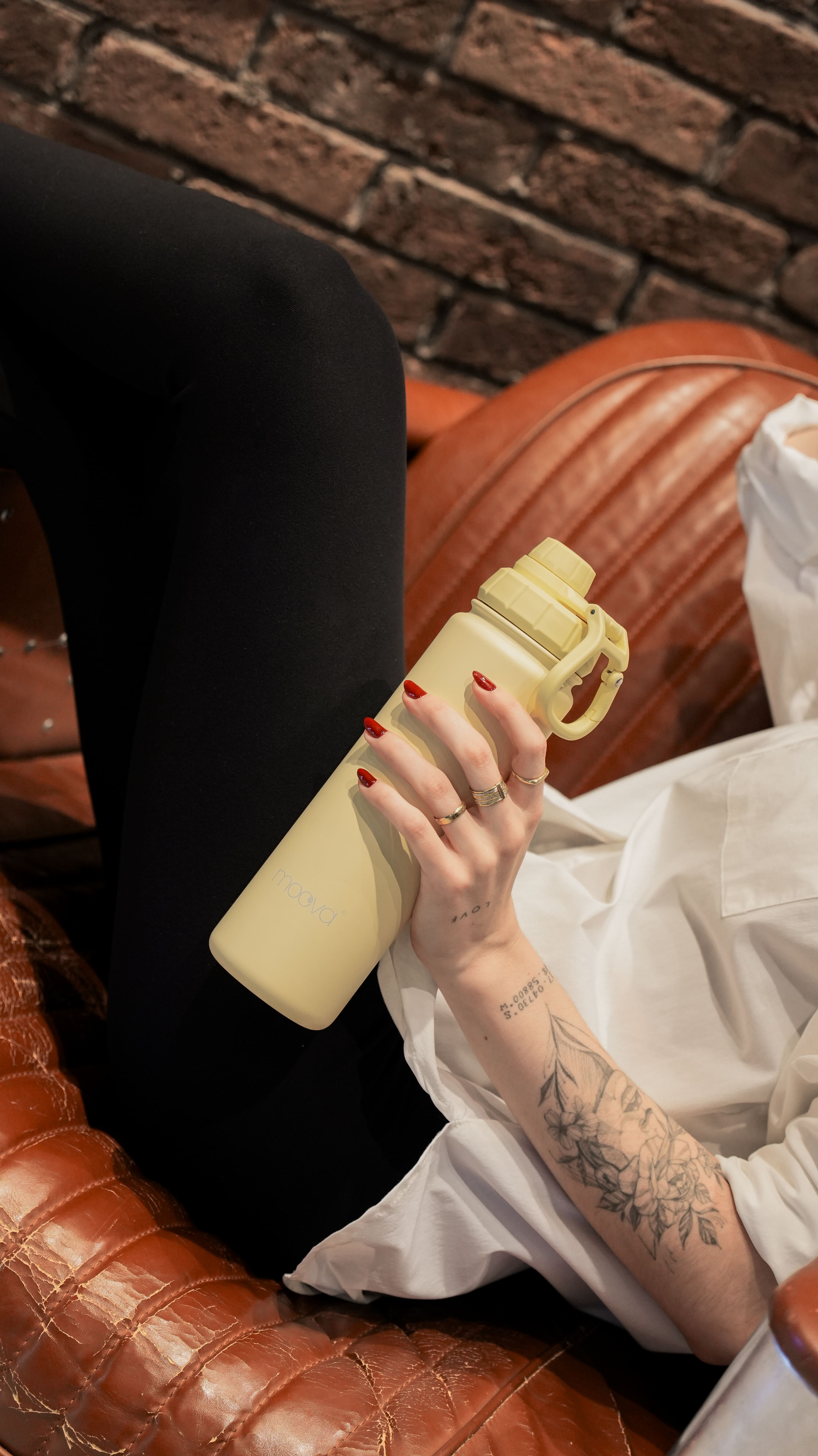 Garrafa Térmica - Moova Go 710ml - Butter Yellow